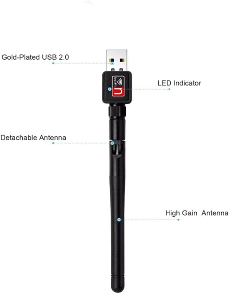 Adaptador Wireless/Antena WI-FI para PC