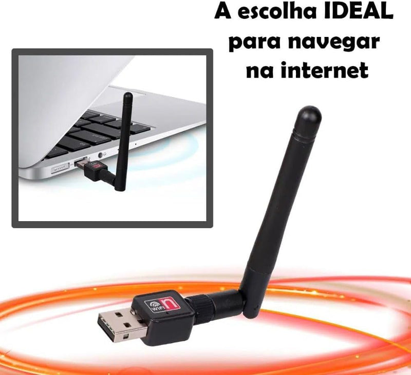 Adaptador Wireless/Antena WI-FI para PC